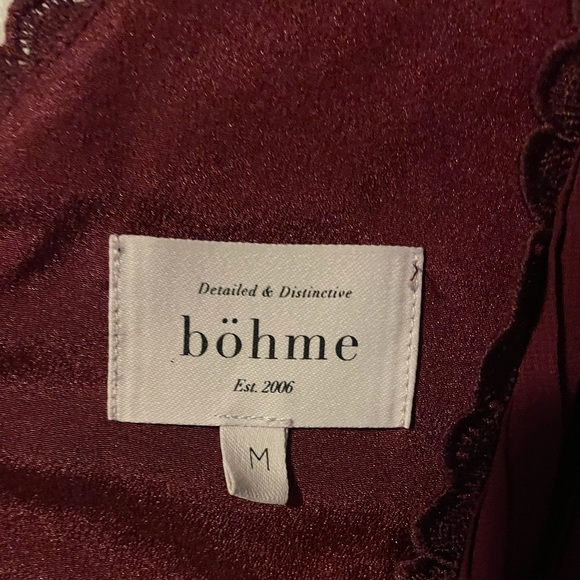 Maroon vintage tiered pleated dress! - Picture 5 of 6